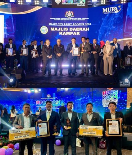 Majlis Daerah Kampar (MDKpr) telah menerima Pengiktirafan Penarafan Bandar Pintar Tahap 1: Smart City Early Adopter