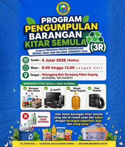 PROGRAM KITAR SEMULA SEMPENA PROGRAM PREMIS PERNIAGAAN BERSIH,SIHAT DAN SELAMAT (PREBESS) 2026