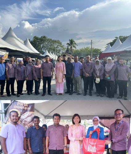 PROGRAM PENYERAHAN JUADAH BERBUKA DI BAZAR RAMADAN GOPENG