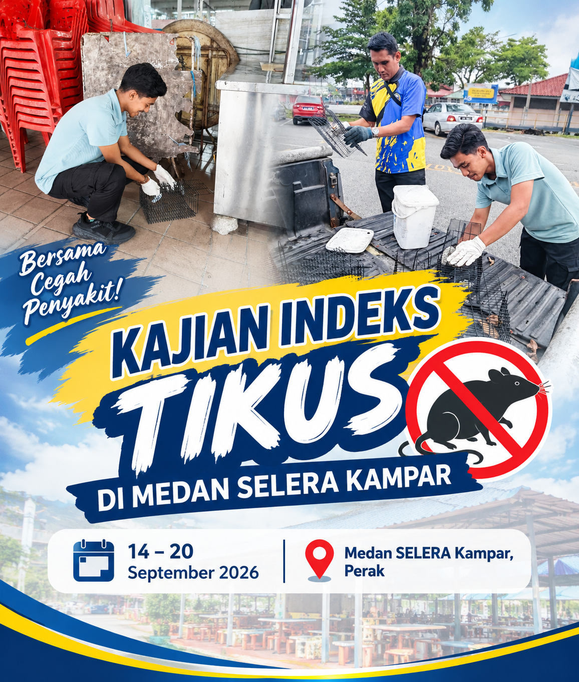 KAJIAN INDEKS TIKUS DI MEDAN SELERA KAMPAR