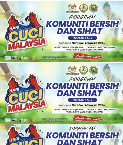 PROGRAM KOMUNITI BERSIH & SIHAT (KOMBEST) SEMPENA HARI CUCI MALAYSIA 2024