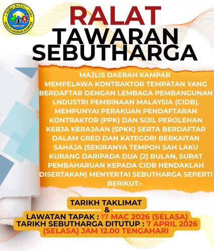 RALAT Tawaran Sebutharga 17.3.2026