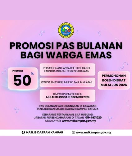 PROMOSI PAS BULANAN BAGI WARGA EMAS