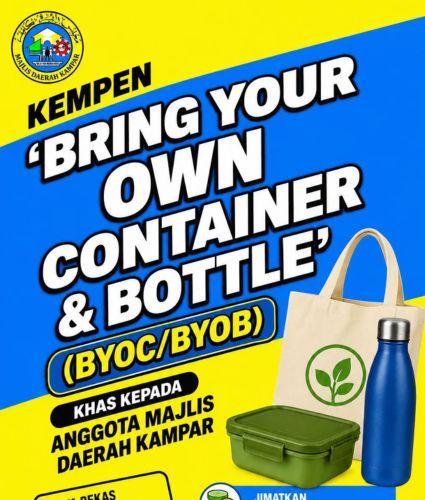 PEMAKLUMAN KEMPEN “BRING YOUR OWN CONTAINER & BOTTLE” (BYOC/BYOB) EMS