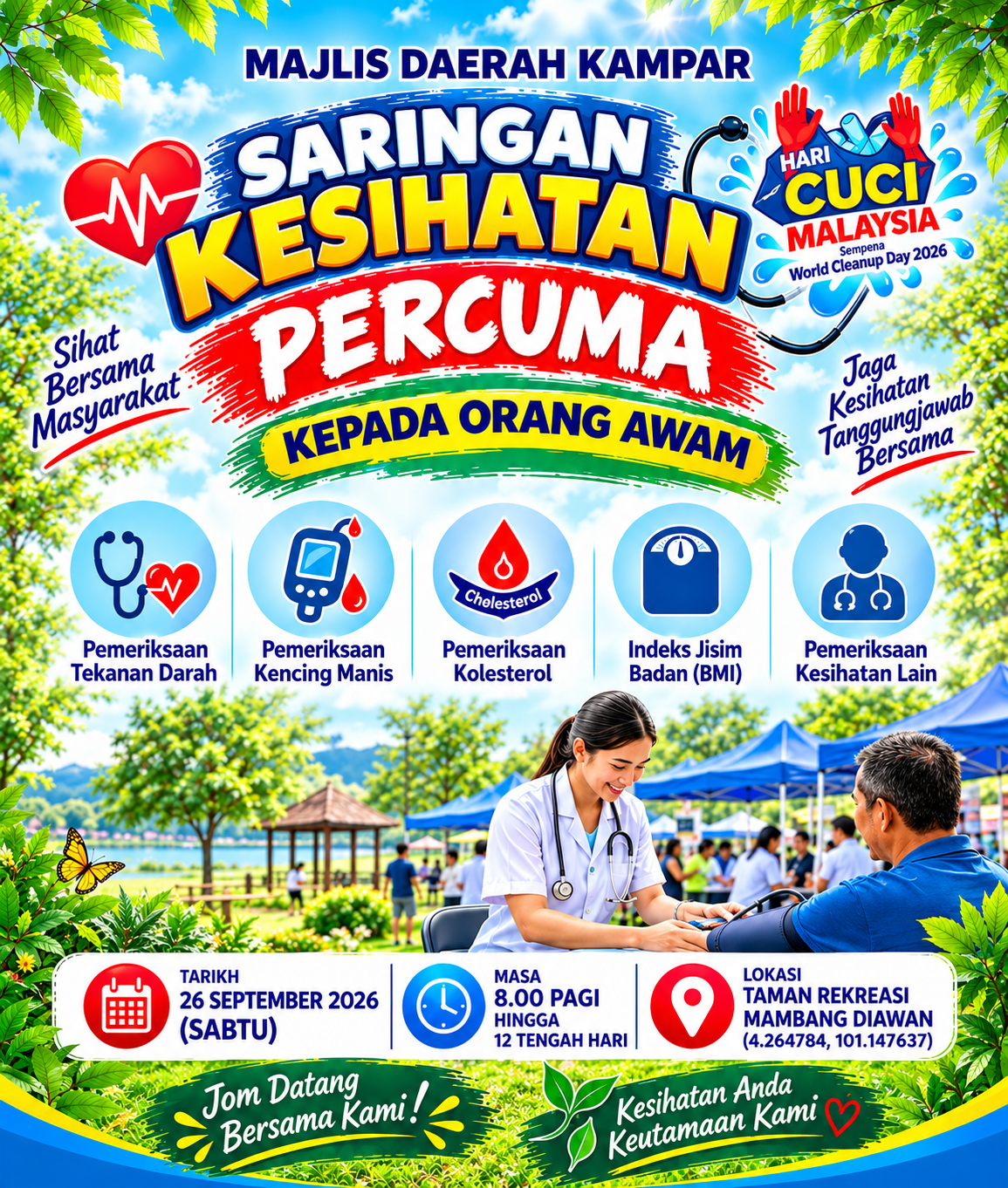 JAGA KESIHATAN, JAGA KEBERSIHAN!