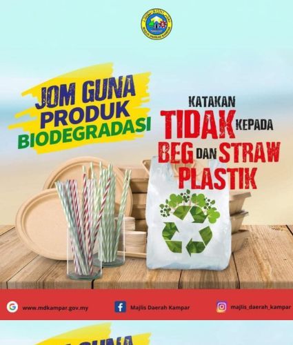 Katakan TIDAK kepada BEG & STRAW PLASTIK!!!