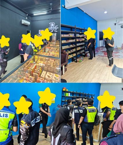 OPERASI BERSEPADU PEMANTAUAN PENJUALAN ROKOK ELEKTRONIK (VAPE) DI DAERAH KAMPAR