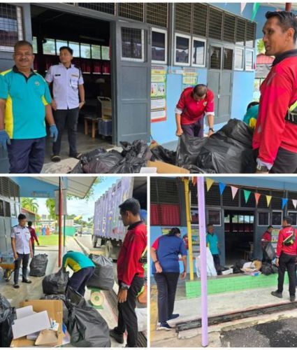 KUTIPAN BARANGAN KITAR SEMULA DI SK DE LA SALLE